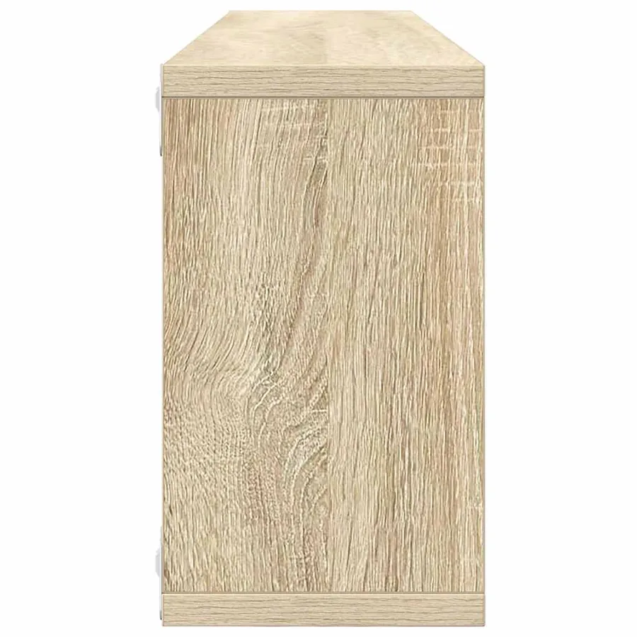 Étagères cube murales 4 pcs Chêne sonoma 80x15x26,5 cm - 7
