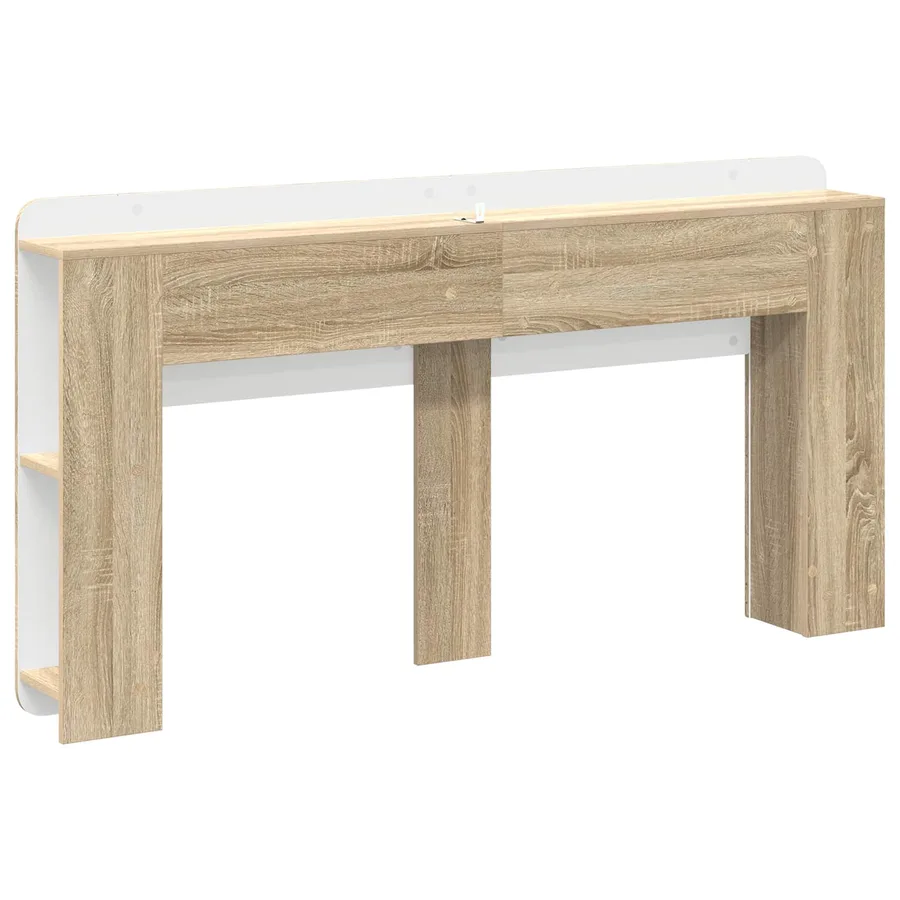 Cabinet de Tête de Lit Chêne Sonoma Bois d'ingénierie - 7