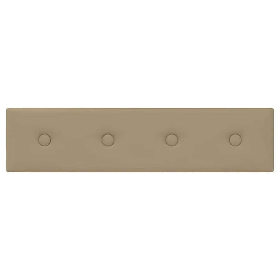 Tête de lit murale 12 pcs Cappuccino 60 x 15 cm Simili cuir - 4