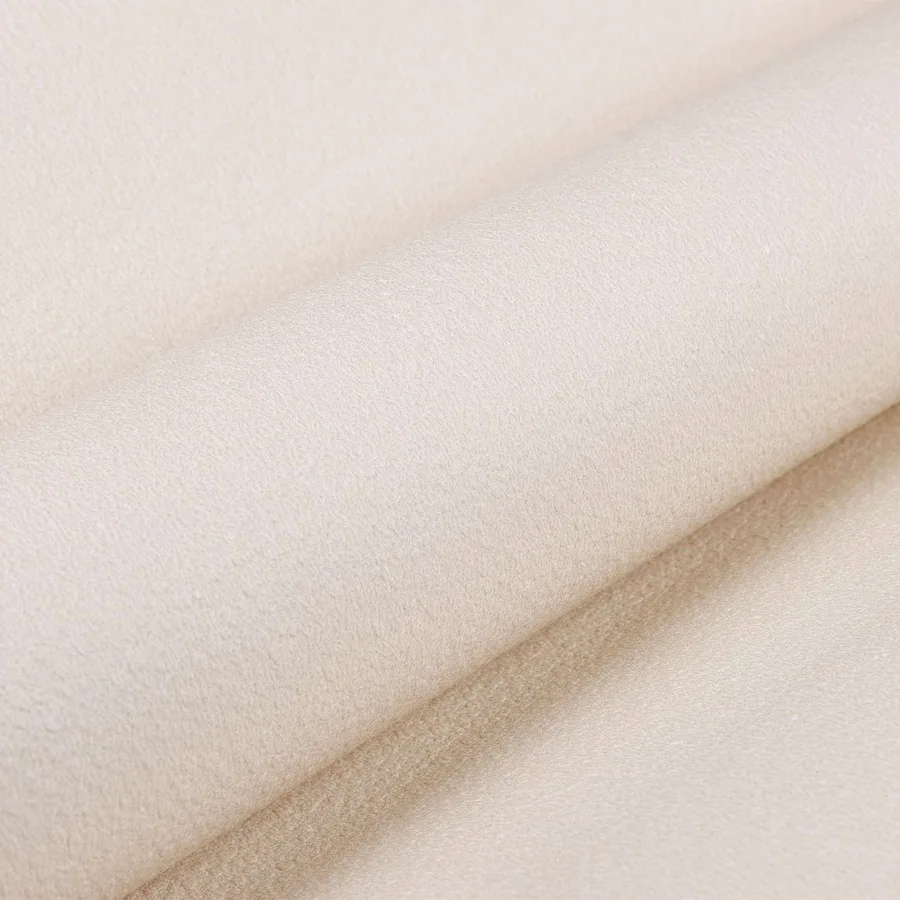 Papier peint 3D Solide Rayé Crème 10 x 0,53 m Tissu non tissé - 5