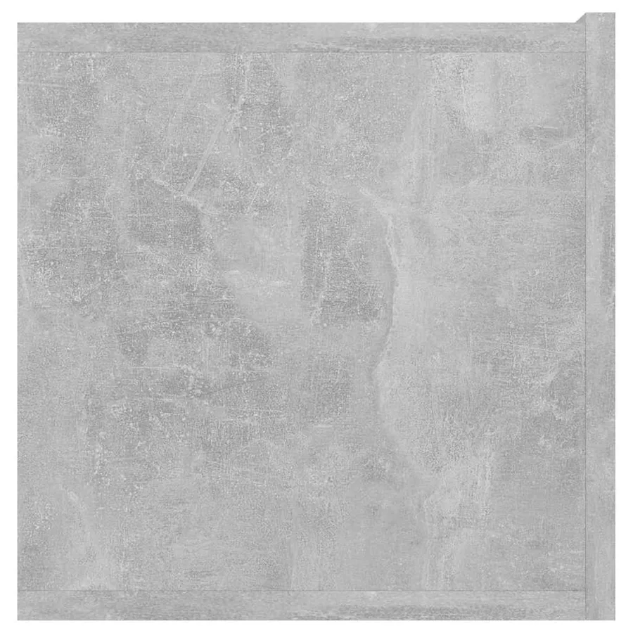 Meuble TV suspendu Gris béton 60x30x30 cm - 6