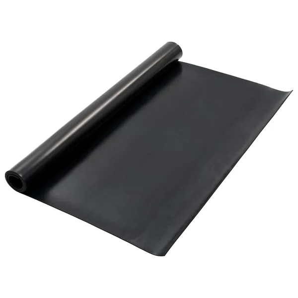 Tapis de sol Noir 1,2 x 2 m Caoutchouc