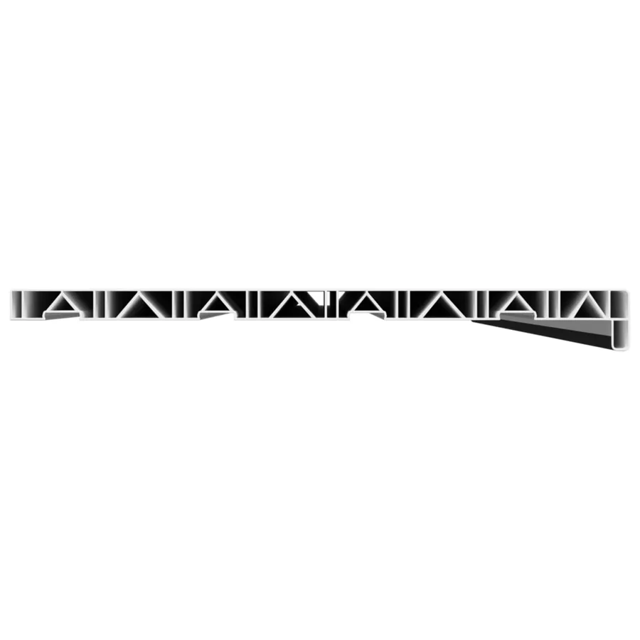 Appui de fenêtre Noir avec grain de bois 160 x 40 x 4,5 cm PVC - 4