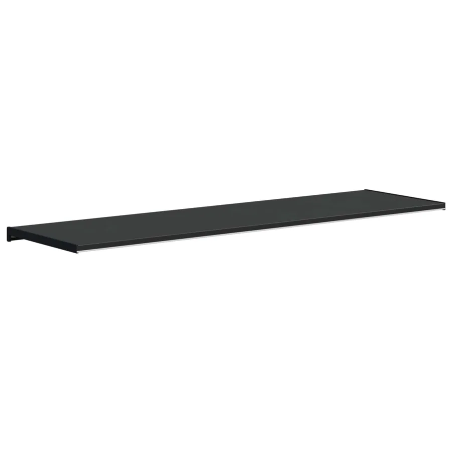 Appui de fenêtre Noir avec grain de bois 160 x 40 x 4,5 cm PVC - 7