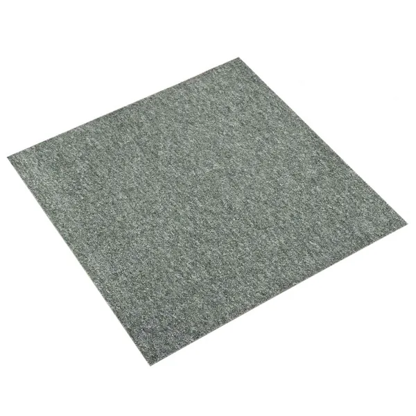 Tapis 20 pcs Vert 50 x 50 cm 100% Polypropylène