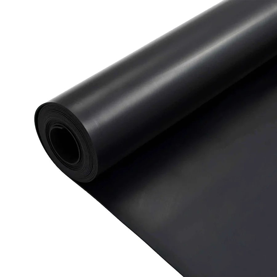 Tapis de sol Noir 1,2 x 5 m Caoutchouc - 3