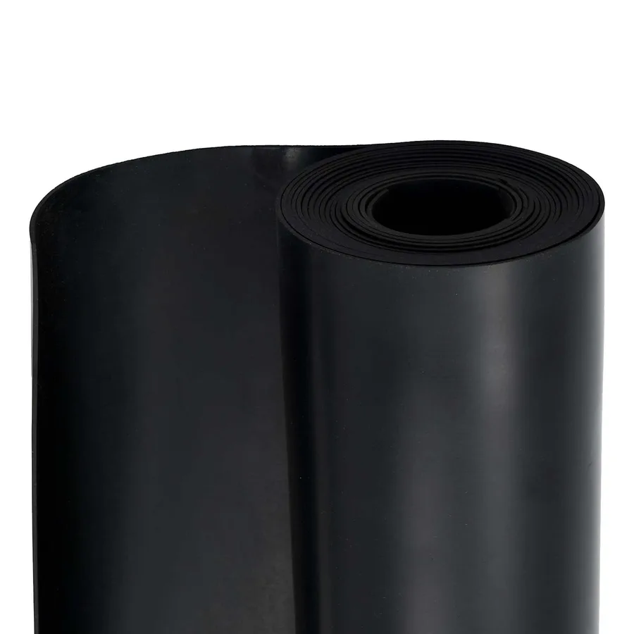 Tapis de sol Noir 1,2 x 5 m Caoutchouc - 6