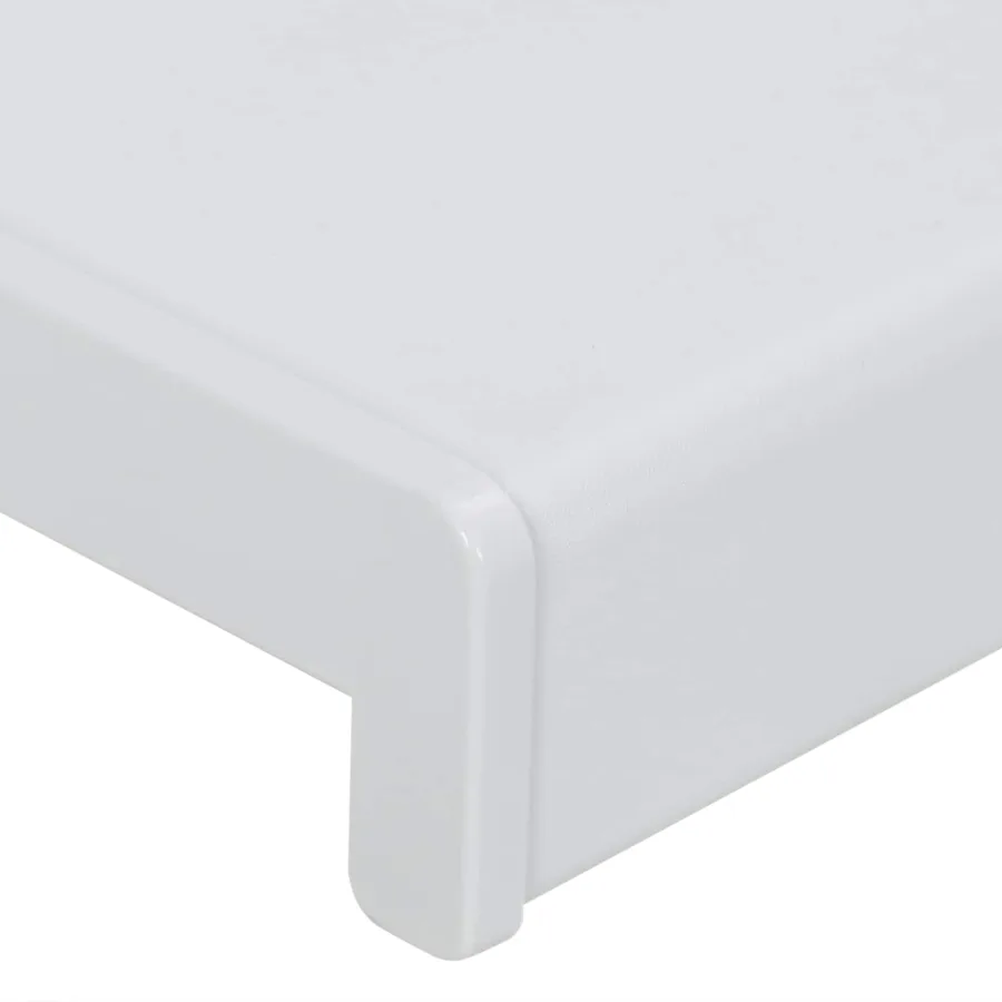 Appui de fenêtre Blanc 120 x 50 x 4,5 cm PVC - 9