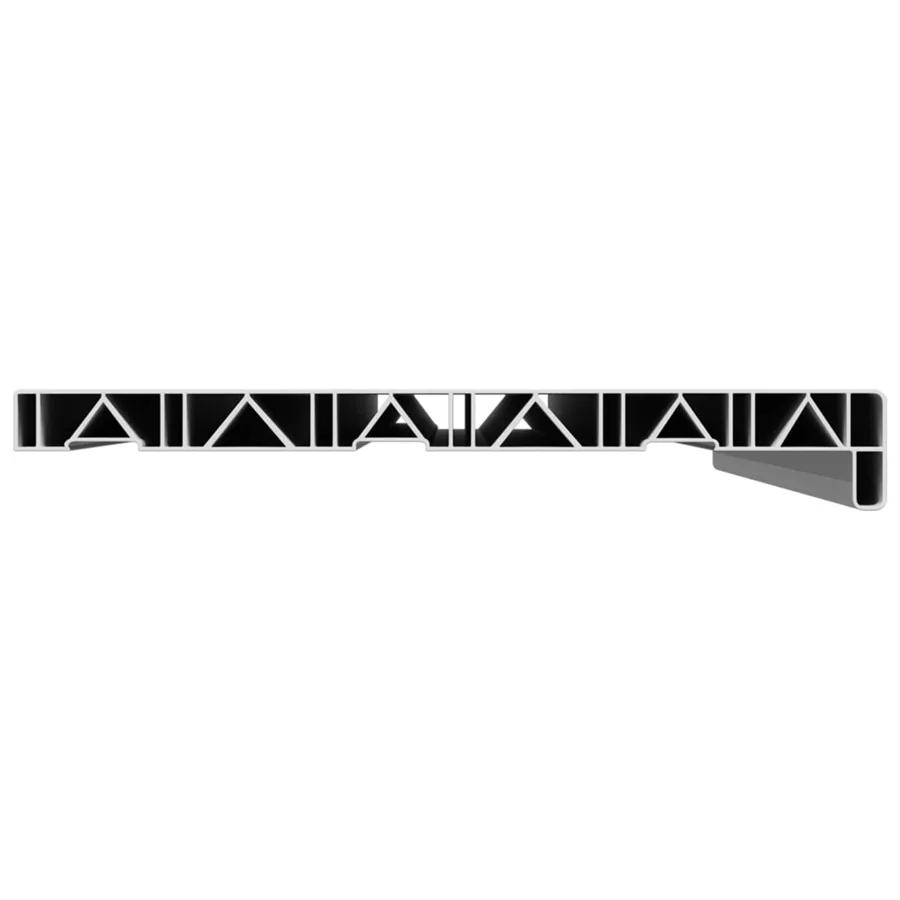 Appui de fenêtre Blanc 100 x 35 x 4,5 cm PVC - 4