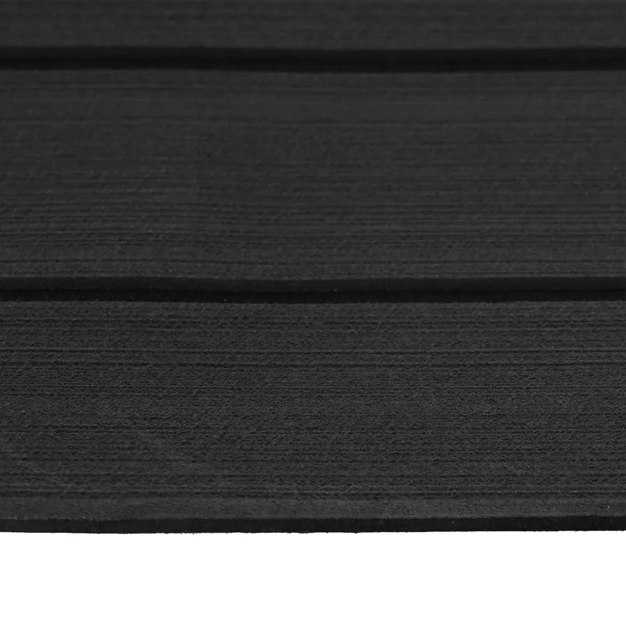 Tapis de bateau Rayé Gris foncé et noir 240 x 90 cm EVA - 7