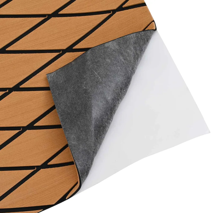 Tapis de bateau Rayé Marron et noir 190 x 70 cm EVA - 4