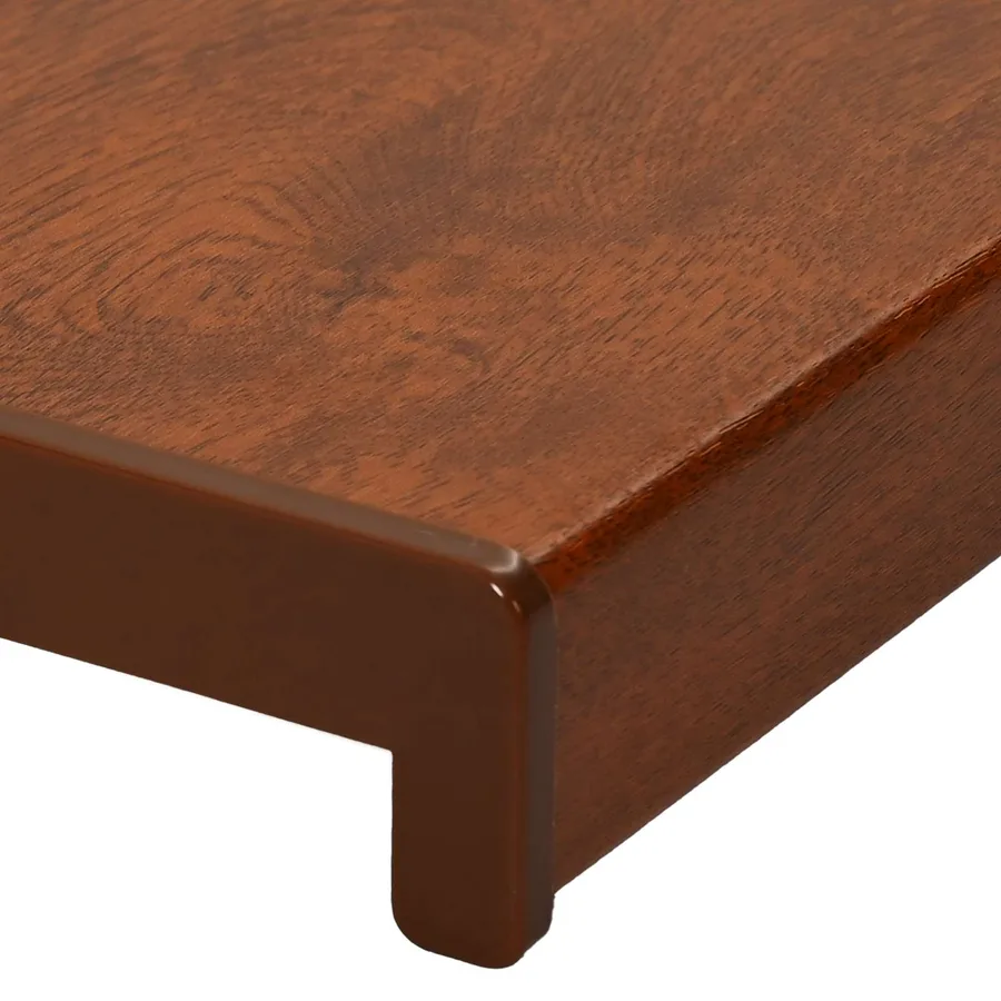Appui de fenêtre Bois marron 60 x 10 x 4,5 cm PVC - 9
