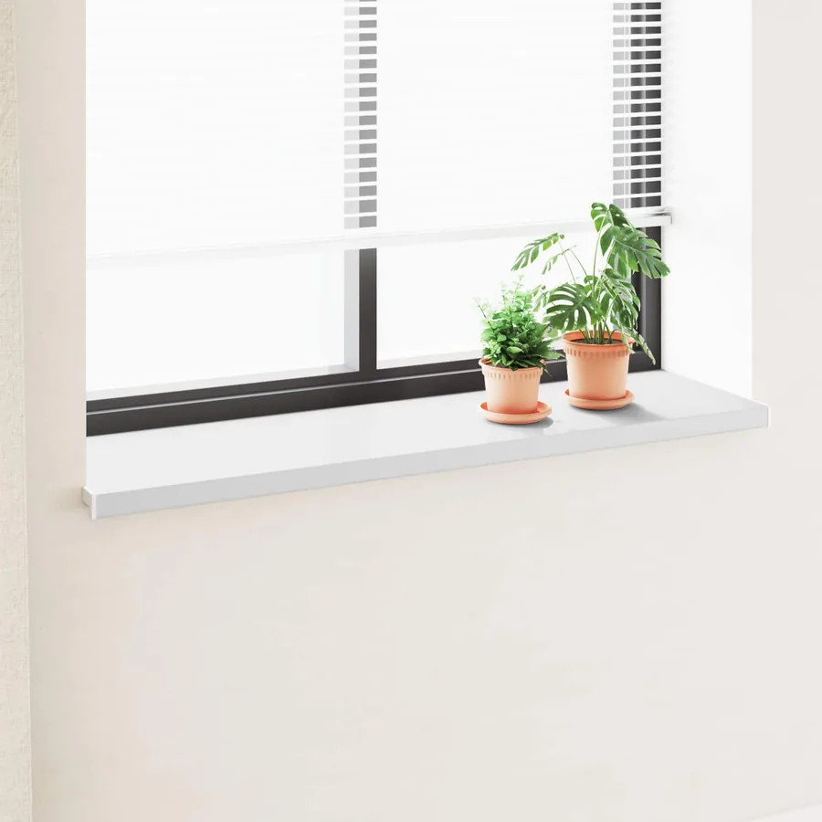 Appui de fenêtre Blanc 160 x 45 x 4,5 cm PVC