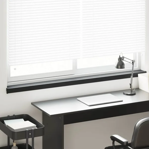 Appui de fenêtre Noir avec grain de bois 140 x 15 x 4,5 cm PVC