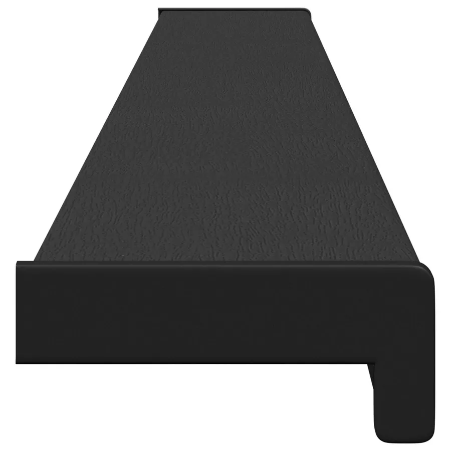 Appui de fenêtre Noir avec grain de bois 140 x 15 x 4,5 cm PVC - 6