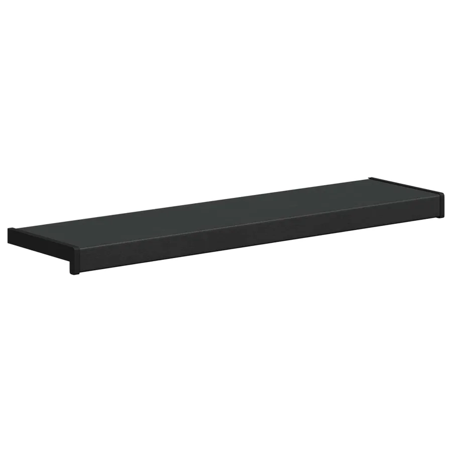 Appui de fenêtre Noir avec grain de bois 80 x 20 x 4,5 cm PVC - 3
