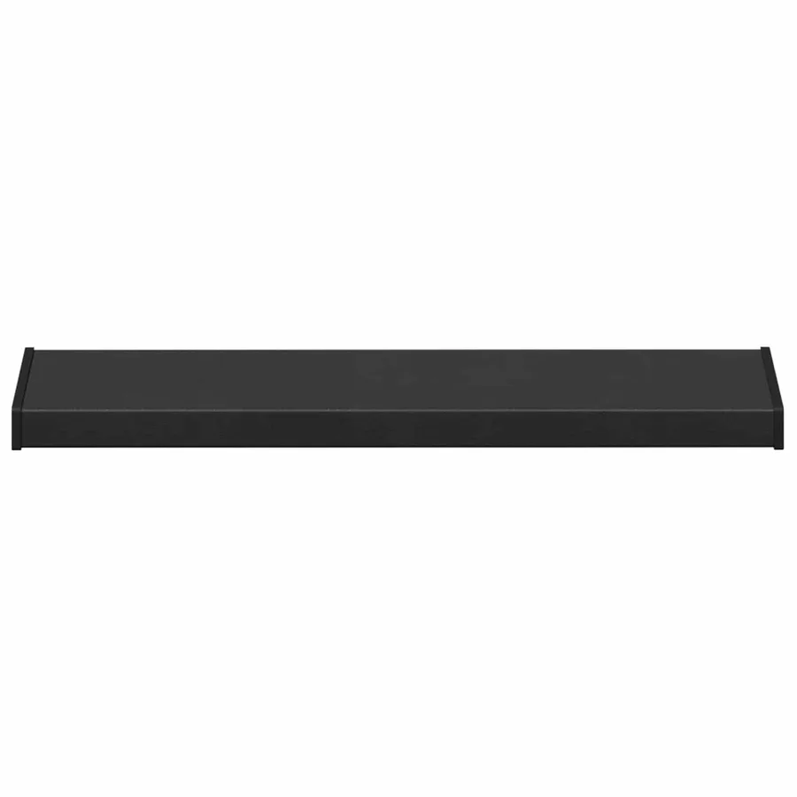 Appui de fenêtre Noir avec grain de bois 80 x 20 x 4,5 cm PVC - 5