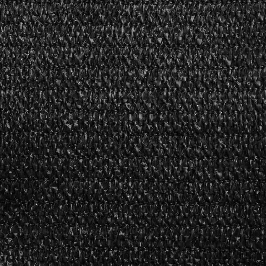 Voile d'ombrage 160 g/m² Noir 4/5x3 m PEHD - 9