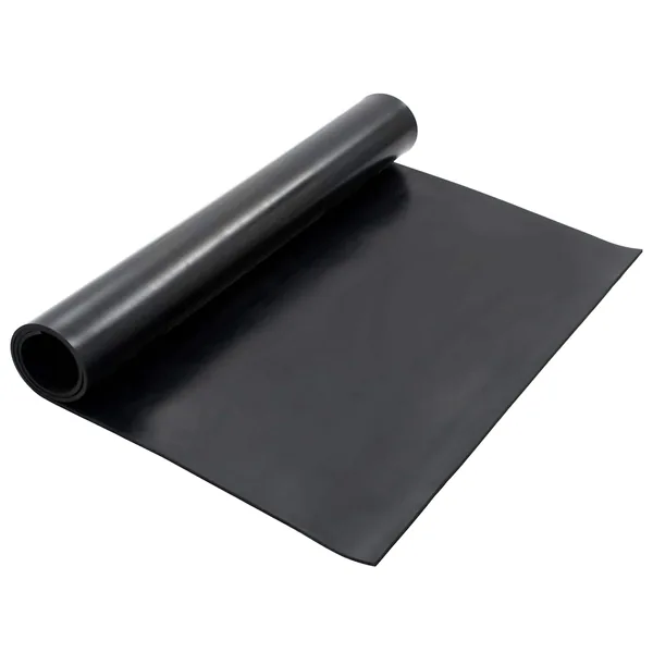 Tapis de sol Noir 1,2 x 2 m Caoutchouc