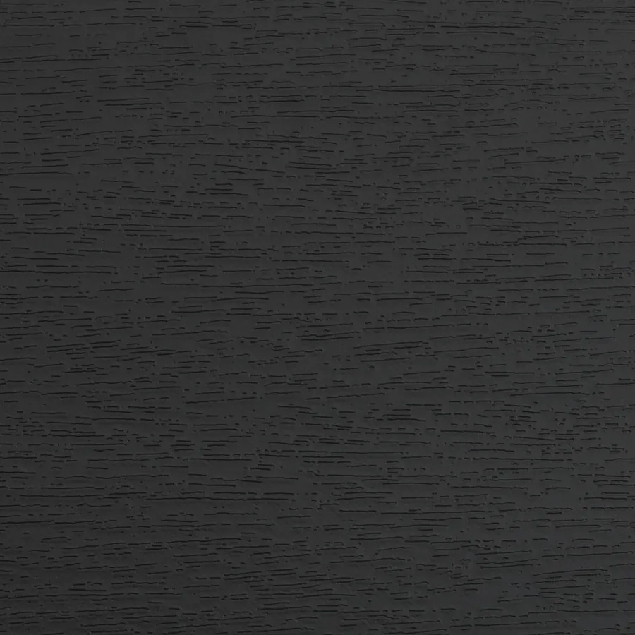 Appui de fenêtre Noir avec grain de bois 100 x 25 x 4,5 cm PVC - 12
