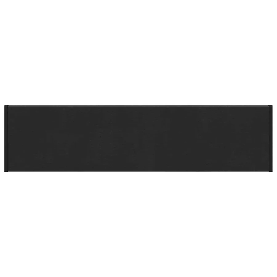 Appui de fenêtre Noir avec grain de bois 100 x 25 x 4,5 cm PVC - 2