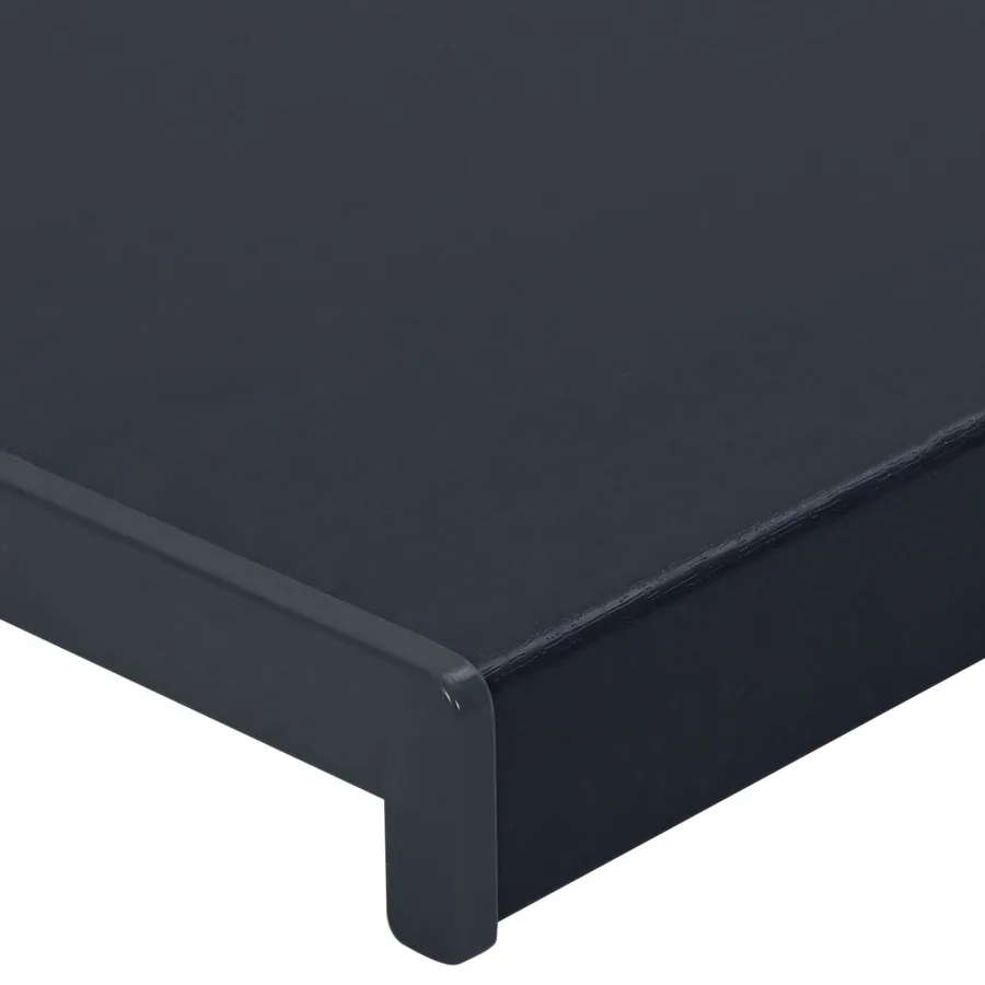 Appui de fenêtre Anthracite avec grain de bois 60 x 30 x 4,5 cm - 9