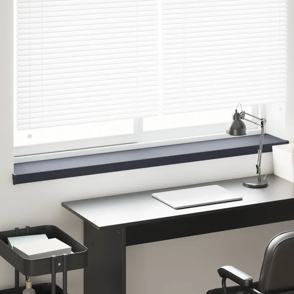 Appui de fenêtre Anthracite avec grain de bois PVC