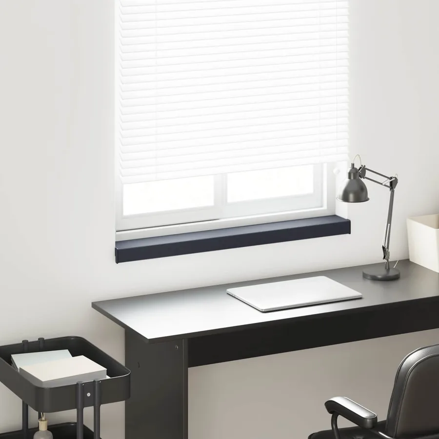 Appui de fenêtre Anthracite avec grain de bois PVC
