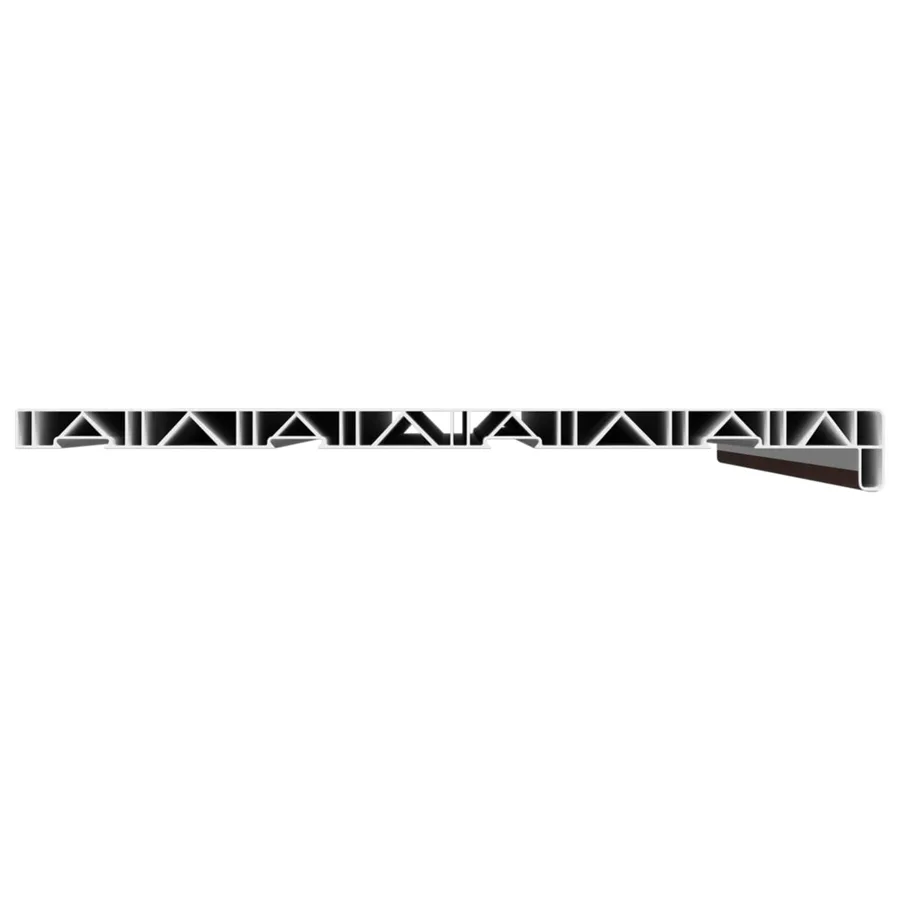Appui de fenêtre Bois marron 100 x 45 x 4,5 cm PVC - 4