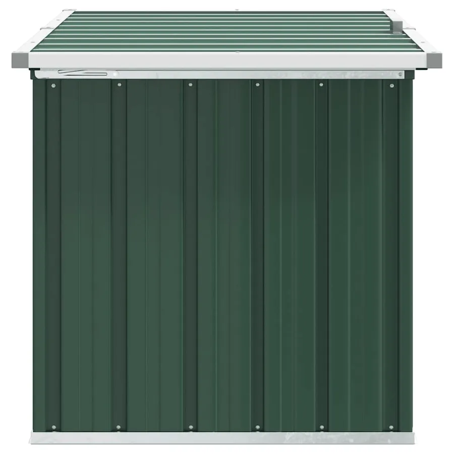 Coffre de rangement de jardin Vert 109x67x65 cm - 4