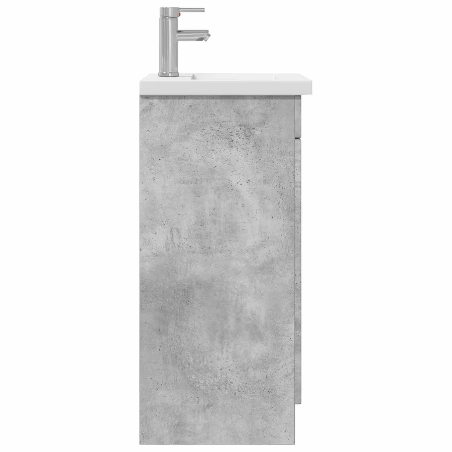 Meuble de salle de bain avec évier Gris béton 42 x 40 x 84,5 cm - 5