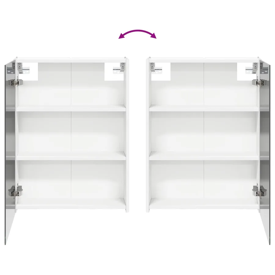 Ensemble de mobilier de salle de bain 5 pcs Blanc - 12