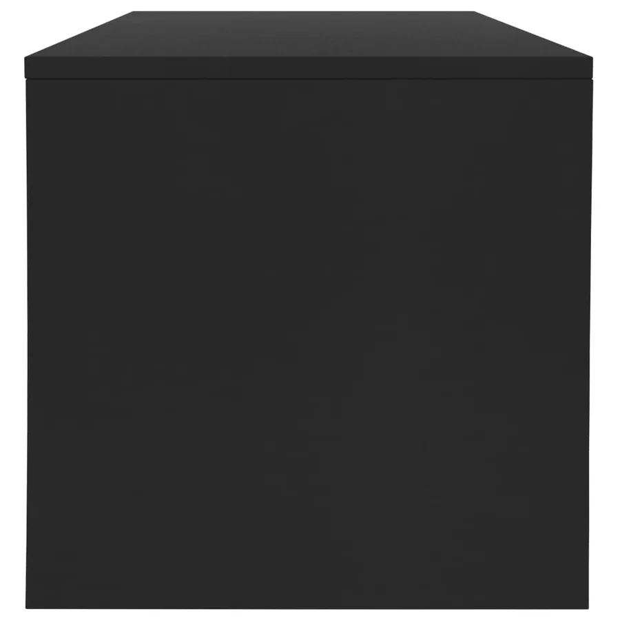 Table basse Noir 100x40x40 cm Bois d'ingénierie - 4