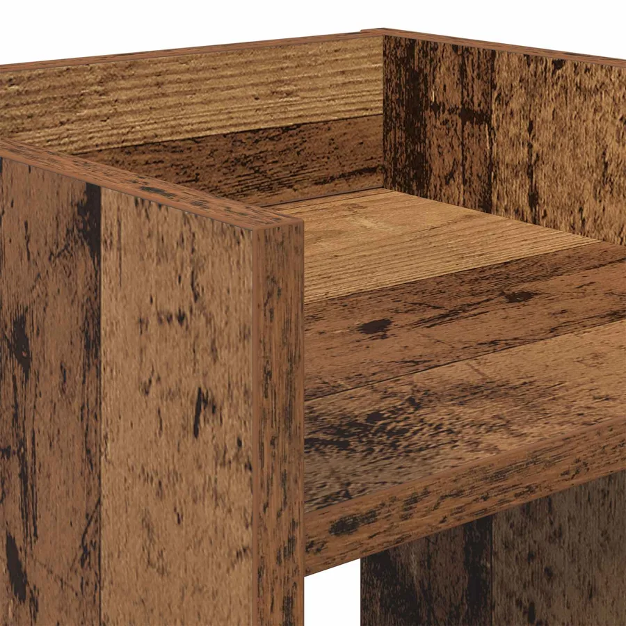 Support de Plante 2 pc Bois ancien 30 x 30 x 60 cm - 9