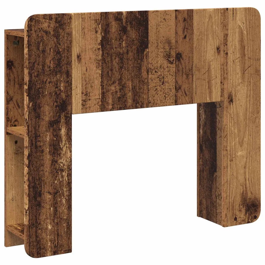 Cabinet de Tête de Lit Bois ancien Bois d'ingénierie - 2