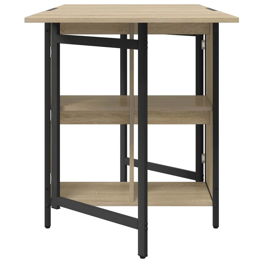 Table à dîner 144 x 60 x 75 cm Bois d'ingénierie Chêne Sonoma - 6