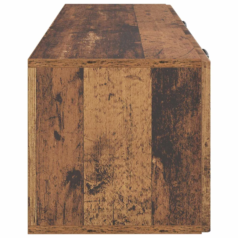 Meuble TV mural Bois ancien 98 x 31 x 30 cm Bois d'ingénierie - 7