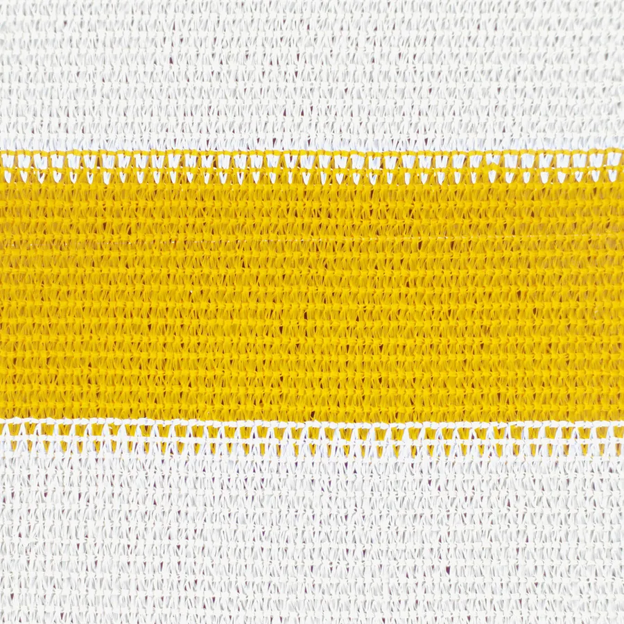 Voile d'ombre Jaune et blanc 2 x 3 m HDPE - 9