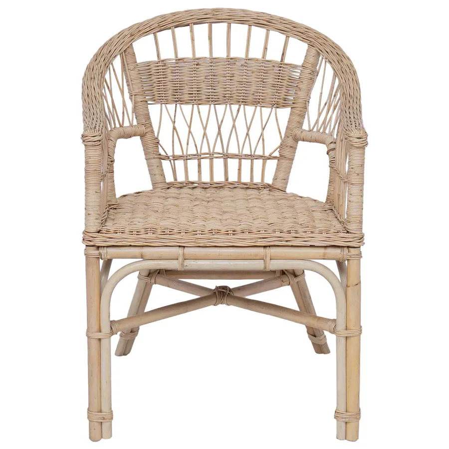 Chaise empilable Naturel 60 x 60 x 81 cm Rotin - 4