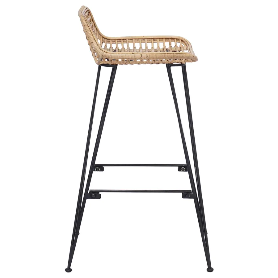 Chaise de bar 44 x 46 x 91 cm Fer à tige de 10mm de diamètre - 6