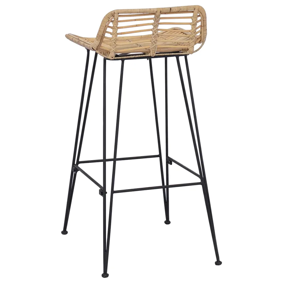 Chaise de bar 44 x 46 x 91 cm Fer à tige de 10mm de diamètre - 7