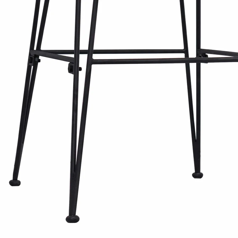 Chaise de bar 44 x 46 x 91 cm Fer à tige de 10mm de diamètre - 9