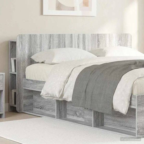 Cabinet de Tête de Lit Sonoma gris Bois d'ingénierie