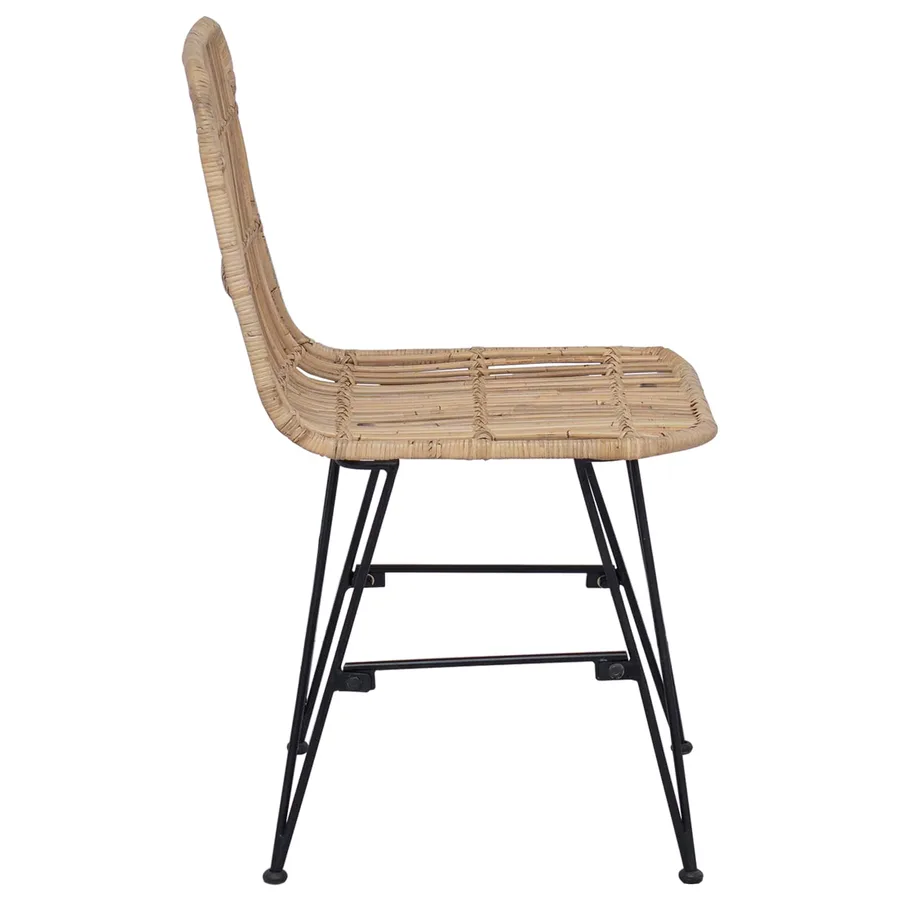 Chaise de salle à manger 2 pcs Naturel 41 x 55 x 85 cm - 6