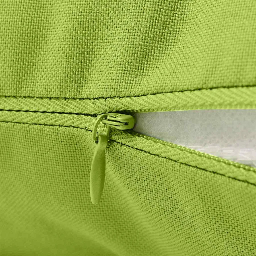 Oreiller d'extérieur lot de 4 60 x 40 cm Vert pomme - 4
