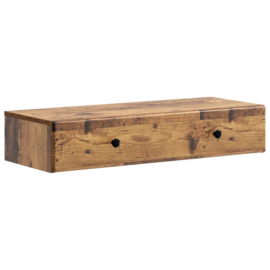 Table d'appoint murale Bois ancien 87,5 x 34,5 x 17 cm - 2