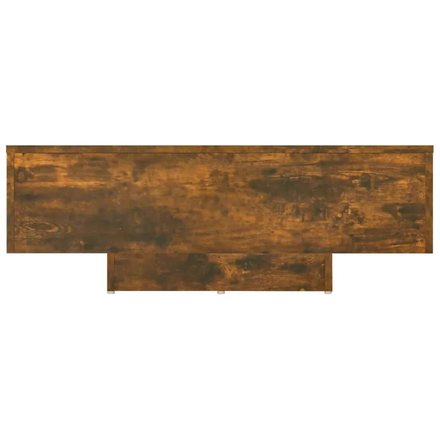 Table basse Chêne fumé 85x55x31 cm Bois d'ingénierie - 5