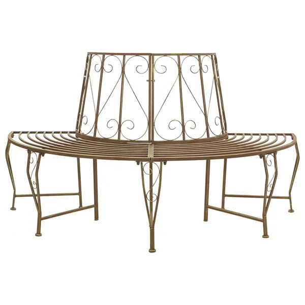 Banc d'Arbre 4-Nombre de places 160 x 80 x 89 cm Acier