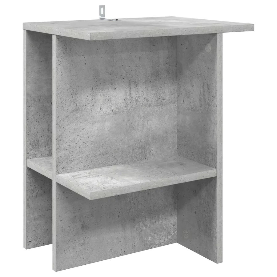 Table basse Gris béton 40 x 30 x 49 cm Bois d'ingénierie - 2