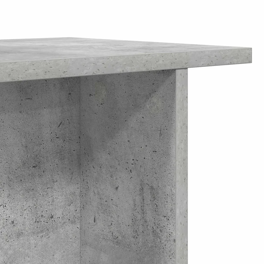 Table basse Gris béton 40 x 30 x 49 cm Bois d'ingénierie - 7